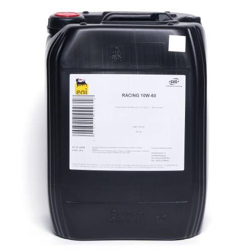 ENI Racing 10W-60 Motoröl 20l Kanister